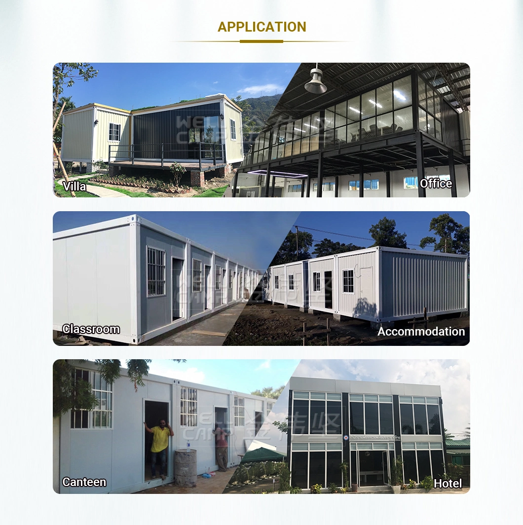 Villa USA American Prefab Prefabricated Building Affordable Detachable Container House Price with ISO OEM