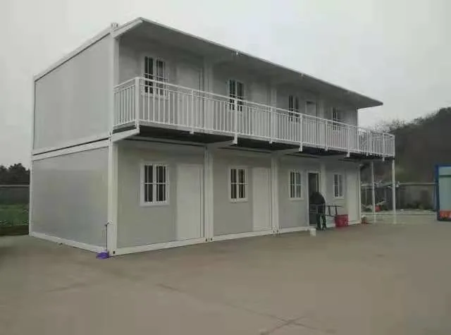 20FT Standard Gray Steel Frame ISO Certificate Temporary Modular Container Prefabricated House